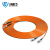 沃鑫飞 光纤跳线 FC-ST 多模双芯 橙色 1.5m WXF-TXMFT102
