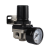 ar2000-02气泵调压阀气动可调式精密减压阀气体调压表气源处理器 AR2000-02配4MM接头两个PC4-02