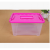 大号乐高桶 塑料透明生活杂物收纳箱 创意玩具有盖储物箱 绿色 小号