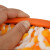 Homeglen 洗车拖把伸缩式多功能软毛刷 橙色方板洗车刷1.45米 1把装