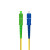 讯浦 单模单芯光纤跳线 线径2.0 2米 SC/UPC-SC/APC-2.0-2M
