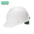 梅思安（MSA）V-Gard PE标准型一指键帽衬 V型无孔安全帽施工建筑工地劳保男女防撞头盔 白色