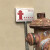 定制适用定制不锈钢烤漆标识牌室外消火栓提示牌单立柱警示牌插地式标示牌 有底盘 40x30cm