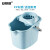 安赛瑞 拖把桶 加厚带轮旋转挤水清洁桶 手提宽口水桶清洁单桶压干墩布桶 蓝色 711496