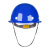 HKNA安全帽工地施工建筑工程盔式领导电工玻璃钢防砸夏季透气头盔定制 盔式ABS透气款（红色）