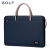 高尔夫（GOLF）GOLF商务公文包电脑包时尚女士可装14英寸笔记本手提包防泼 14英寸-深蓝色 14英寸