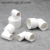 白色 PVC变径弯头 PVC给水管配件 白色塑料变径弯头 UPVC大小弯头 50*40mm