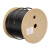双下（SUAXUA）SX-GP341-1B 皮线光纤光缆 室内3.0单模单芯 1芯2钢丝 光纤线 100米/卷 黑色