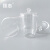 定制实验室石英坩埚带盖 石英玻璃直筒型锥型坩埚 高透光耐高温高纯度 100ml