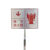 消防水泵接合器指示牌不锈钢标识喷淋水泵接合器标志牌20定做 带杆子通用接合器 30x20cm