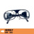 木工防护眼镜打磨电焊玻璃喷漆钢化骑行工作灰尘飞溅透明工业全封护目镜 2010灰色眼镜(2010款)