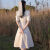 FLYCARP领证小白裙轻婚纱白色晚礼服裙冬季气质订婚连衣裙平时可穿高端轻 红色 S