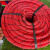 无弹力中国红高空作业安全绳蜘蛛人专用绳外墙清洗高空吊绳吊板绳 14毫米120米