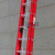 适用于玻璃钢绝缘伸缩梯子直梯升降云梯拉梯电工消防工程梯子两节延伸梯 加带挂钩