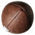 迦图鲮橄榄球 F9标准9号无标美式复古橄榄球防滑PU面料摆设品训练 白色穿带 浅褐色