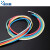PVC梅花型空白号码管编码管内齿线号标记套管0.5-25平方梅花管 蓝色 0.75平方（直径2-2.3）79米/卷