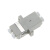 定制光纤耦合器 LC-LC双工电信级光纤连接器适配器对接头法兰盘小方头 灰色 ＜0.15db