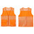 夏季志愿者马甲定制透气网纱广告活动义工党员背心印字 加口袋橘色 M 150155