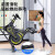 活力克斯动感单车家用健身房磁控室内健身车小型智能减肥健身车室内训练 黄磁控阻力健身级全包飞轮