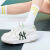 MLB旗舰官网小白鞋2024年新款学长鞋男女情侣大标厚底增高运动板鞋.5 绿色 38.5