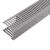 密齿pvc塑料明装走线槽 光纤网线配电箱理线槽PVC塑料 50*35银灰细齿 100米/箱
