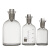 纳仕德SW4015溶解氧瓶具塞溶氧瓶双盖白色棕色污水瓶 玻璃水样瓶双盖培养瓶  透明250ml双盖