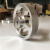 适用金属铝合金滚花轮压花同步编码器轮 计米轮子 周长200.250.30 直径60mm(孔6mm)