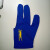 迈恻亦台球手套 球房台球公用手套台球三指手套可定制logo 橡筋款蓝色