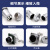 WEIPU威浦WY24RJ45防水插头插座工业数据连接器WY24JRJ45TE IP67 WY24JRJ45TE插头