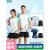 新款羽毛球服运动套装男女定制队服速干衣乒乓球服训练服气排球服 G710A-男款-粉紫色上衣+201白色 M
