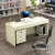时通 单桌100*60*74cm（不包含移动柜）简易书桌台式学习简约办公室单人双人职员组合办公桌椅