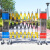 警戒带立杆不锈钢伸缩围栏可移动式电力施工程安全硬质折叠幼儿园 1.2*2.5米