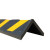 橡胶护角汽车防撞条防撞角护墙角PVC角条加厚车库反光交通警示条停车场护角 100*5*0.5(cm)