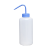 垒固 广口塑料洗瓶 大口塑料清洗瓶 吹气瓶 冲洗瓶 500ml(蓝盖）