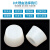 DYQT白色环保硅胶塞子橡胶堵头实心锥形漏试管软质瓶塞耐高温密封帽盖 0.8X2.5X1510个单