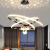 2023新款客厅照明吸顶灯大尺寸大厅灯现代简约大气LED水晶吸顶灯 特大(3室2厅)无极遥控4