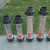 【高品质】LFS50管道式塑料浮子流量计水液体LZS转子PVC流量计 长管0.6-6T/H【无杆】内径63mm