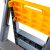 冰禹 梯子人字梯折叠三步梯多功能登高梯凳 加厚防滑灰黄色 bf-229