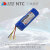 中顺芯 3.6V带NTC保护三线圆柱锂离子电池3.7V 18650 14500 26650 1800mAh/18500/侧边加板
