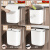 双韵唯厨房用品家用大全壁挂垃圾桶生活收纳置物架实用百货用具各种神器 升级带盖壁挂垃圾桶9L-白色（升级独立内桶+自动收