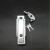 MS713 方型电柜门锁 配电箱柜体柜门锁消防锁MS712通信箱锁平面锁 MS712  配直片 MS712 配两点耳朵片