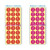 仓库30MM数字贴纸1-12月份标签彩色圆点号码贴圆形不干胶印刷定制 1月份 每包10张（240贴）