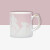 中金陶瓷 瑞兔马克杯男女情侣杯对杯办公室茶杯创意生日礼物结婚礼物送礼 粉红色