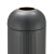 南 GPX-110UB 水泥灰色 港式子弹头竖纹垃圾桶 桶身压竖纹 不锈钢防指纹商用户外室内室外垃圾桶