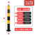 防撞柱加厚型钢管警示柱固定隔离铁立柱道口反光路桩可定制 镀锌预埋-1米高*2.0mm