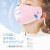 迪士尼（Disney）儿童防晒面罩防紫外线夏季薄冰丝遮阳口罩透气女童护脸神器 粉色 SP75185 M/适合5-10岁