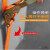 固定棘轮捆绑带货车拉紧器紧绳器收紧绑刹车器快速货物绳捆 宽3.8cm长5米+2T拉紧器 橙色