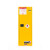 苏彩防火防爆柜化学药品安全储存柜危险品工业安全柜实验室储物柜-22加仑黄色