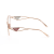 普拉达（PRADA）眼镜框中国红三角标新年款VPR52Z金丝限量镜架 送女友礼物 ZVF1O1-53 深玫瑰金