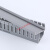 绝缘线槽PVC阻燃灰色走线槽 明装配电箱控制柜走齿形开口塑料线槽 高50*宽35/100米